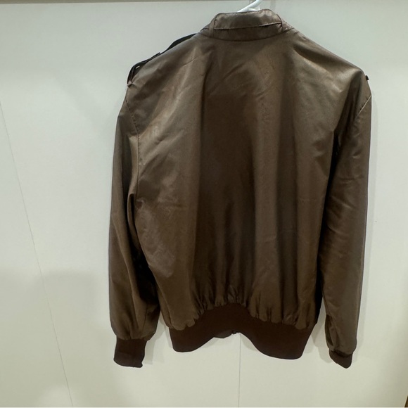 80’s/90’s Hires Rootbeer brown delivery jacket in a Men’s size medium - Picture 6 of 9